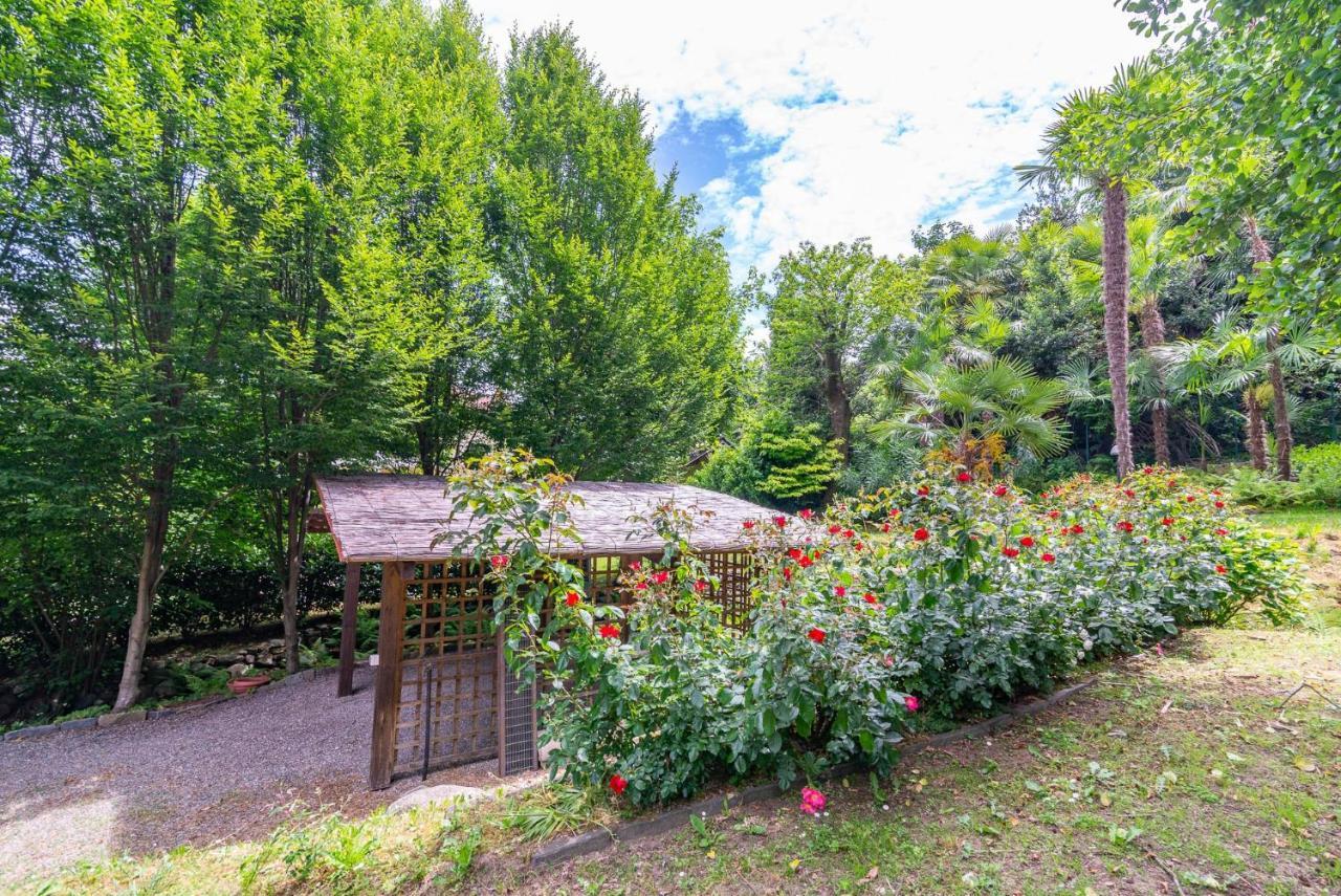 L'Ortensia Della Villa Isabella, Camera Con Vista Lago, Balcone Sul Parco E Bagno Esclusivo All'Esterno Della Camera สเตรซา ภายนอก รูปภาพ